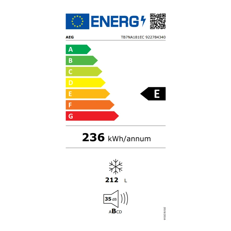 AEG zamrzivač TB7NA181EC