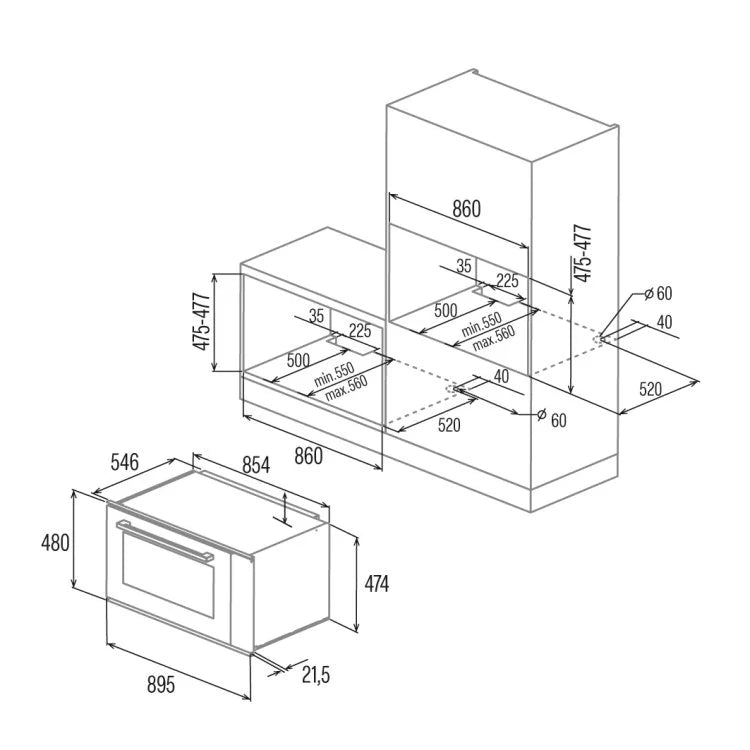 CATA rerna CMD 9208 BK
