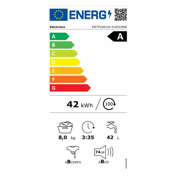 Electrolux mašina za pranje veša EW7F2481UE